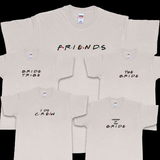 Friends tv-show Own Text Hen Night Shirt