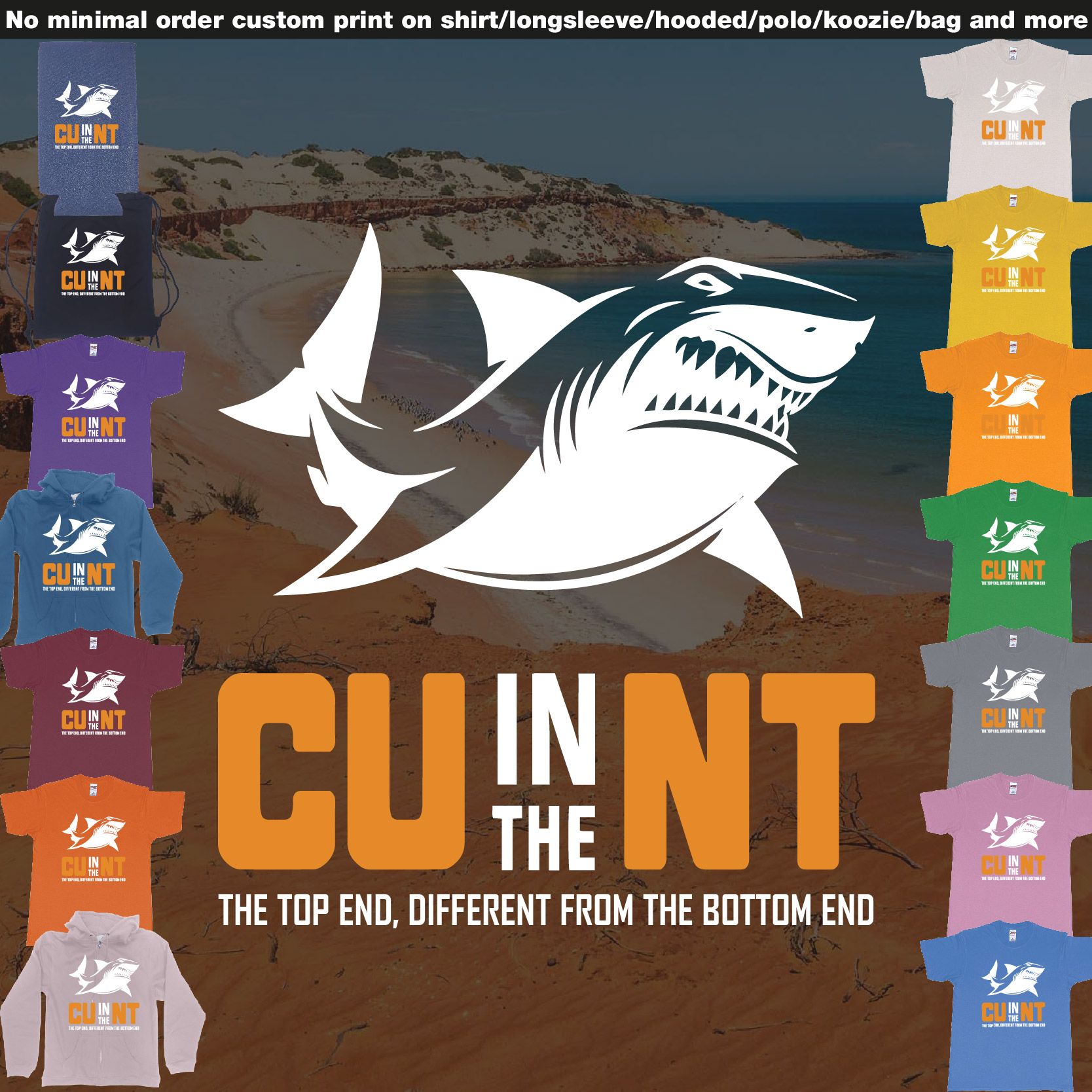 Cu In The Nt Northern Territory Shark 01 Overview Design Garments