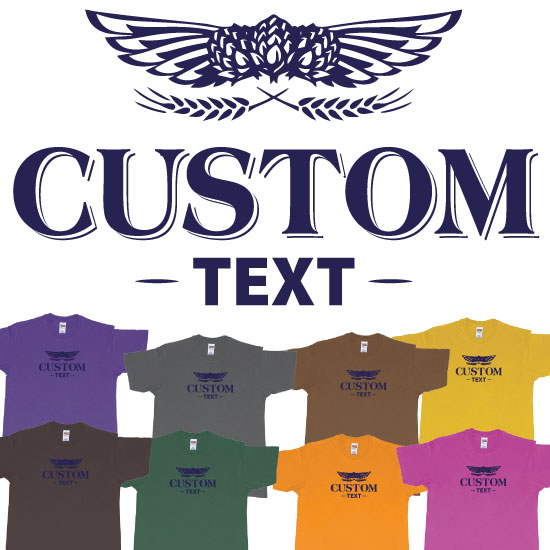 Custom tshirt design Prost Beer Custom Own Print Text Screen Printing or DTG choice your own printing text made in Bali