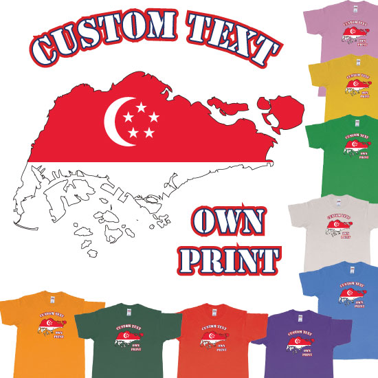 Custom tshirt design Singapore Best Custom Tshirt Print Bali choice your own printing text made in Bali