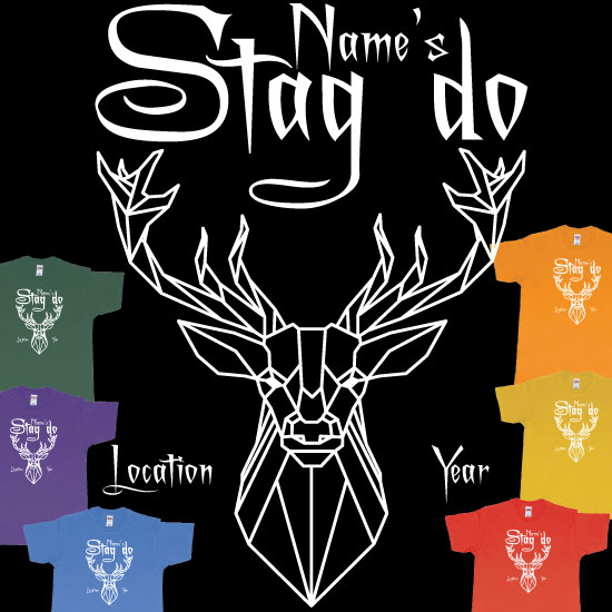 Stag-do Design Custom Location Year