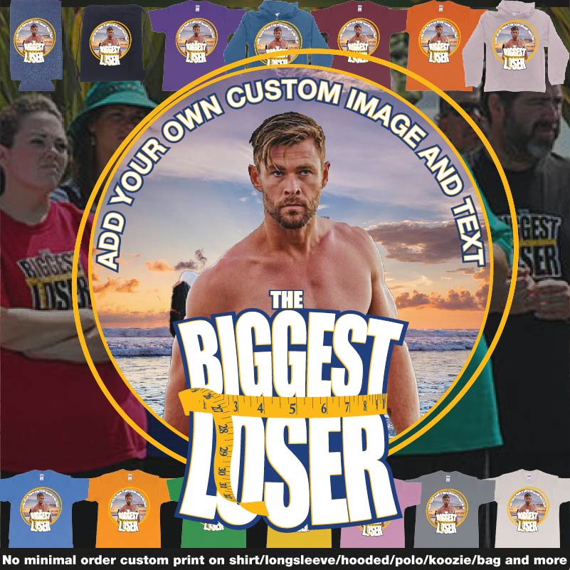 The Biggest Loser Logo Custom Image Funny Tshirt Design 02 Thumbnail
