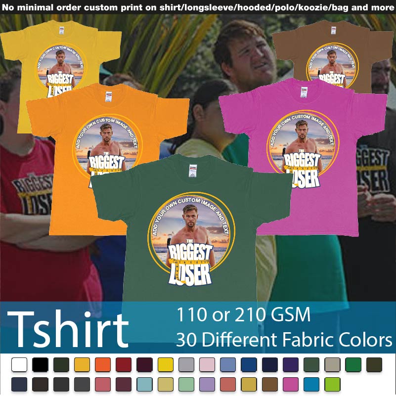 The Biggest Loser Logo Custom Image Funny Tshirt Design Tshirts Samples