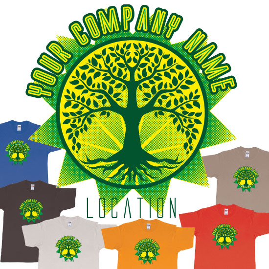 Custom tshirt design Tree of Life Gardener Landscaper Custom own teeshirt Print Bali choice your own printing text made in Bali