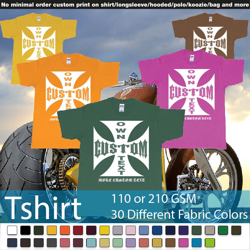 West Coast Choppers Logo Custom Design Printing Tshirts Samples