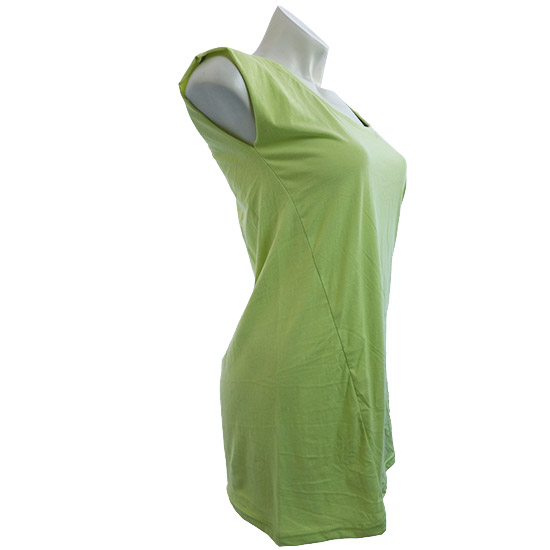 (L12G) Twisted Dress - This t shirt dress comes with an innovative twisted cut thats designed to compliment all body types. Attracts any woman looking for an outfit that is both easy and flattering. This top can be worn as a compliment to your favorite pair of jeans or leggings. Also great for being comfortable on any day of the week. Ideal for women that want an easy yet stylish appearance. - style shirt ready for your own custom printing in Bali