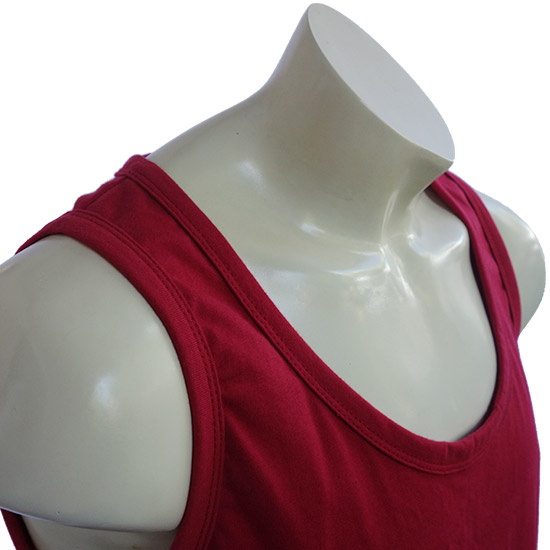 (T07S) Basic Singlet - The Classic Men Singlet is the classic Australian wife beater, Bintang Singlet with a larger ribbing around the openings. Not Australian sized but using our trademark slimmer fit, over the range European size. - style shirt ready for your own custom printing in Bali