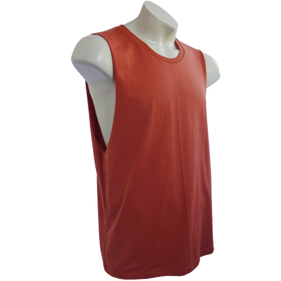 (T15S) Muscle T Shirt (2047) Rust 06