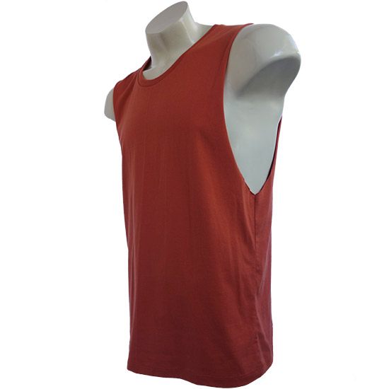 (T15S) Muscle T Shirt (2047) Rust 07