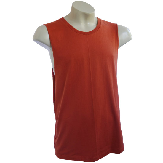 (T15S) Muscle T Shirt (2047) Rust 08