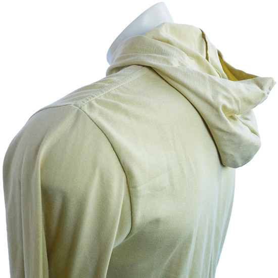 (T34S) Long Sleeve Hoodie in Fabric Color (2053) Saliva in (210 GSM, 100% Cotton) Fabric ColorsStandard fabric for men shirtsFabric Specification100% Cotton210 Grams Per Square MeterPreshrunk materialThe fabric is preshrunk, but depending on the way you wash, the fabric might still have up to 2% of shrinkage more.