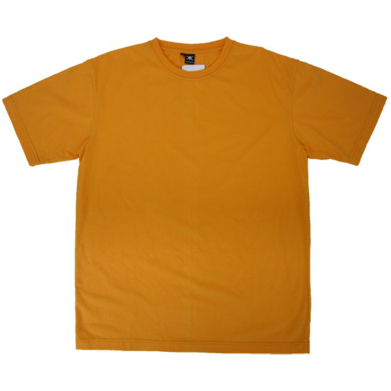 (T01S) T-shirt Standard in Fabric Color (2052) Tangerine in (210 GSM, 100% Cotton) Fabric ColorsStandard fabric for men shirtsFabric Specification100% Cotton210 Grams Per Square MeterPreshrunk materialThe fabric is preshrunk, but depending on the way you wash, the fabric might still have up to 2% of shrinkage more.