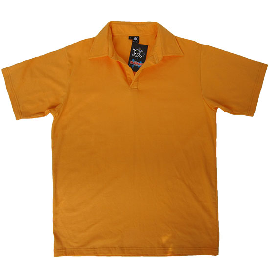 (T11S) Polo Shirt Unisex in Fabric Color (2052) Tangerine in (210 GSM, 100% Cotton) Fabric ColorsStandard fabric for men shirtsFabric Specification100% Cotton210 Grams Per Square MeterPreshrunk materialThe fabric is preshrunk, but depending on the way you wash, the fabric might still have up to 2% of shrinkage more.