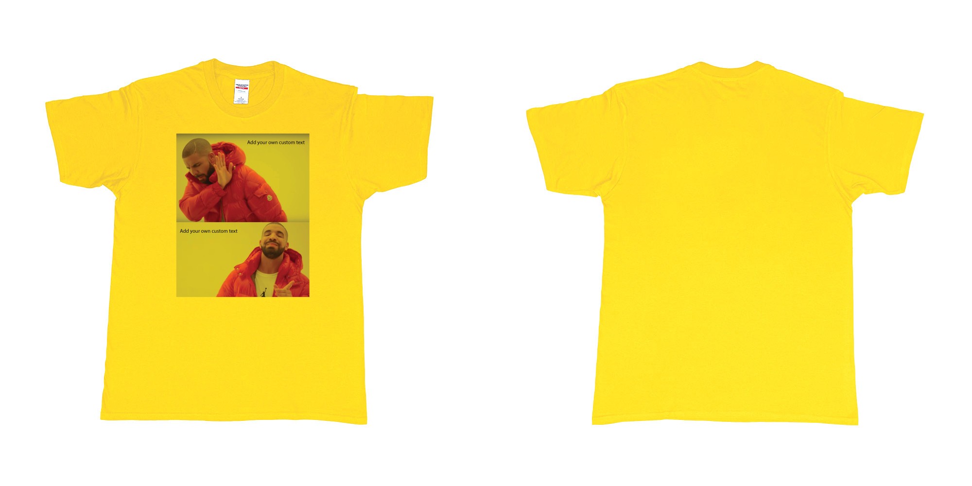 Custom tshirt design  in fabric color daisy choice your own text made in Bali by The Pirate Way