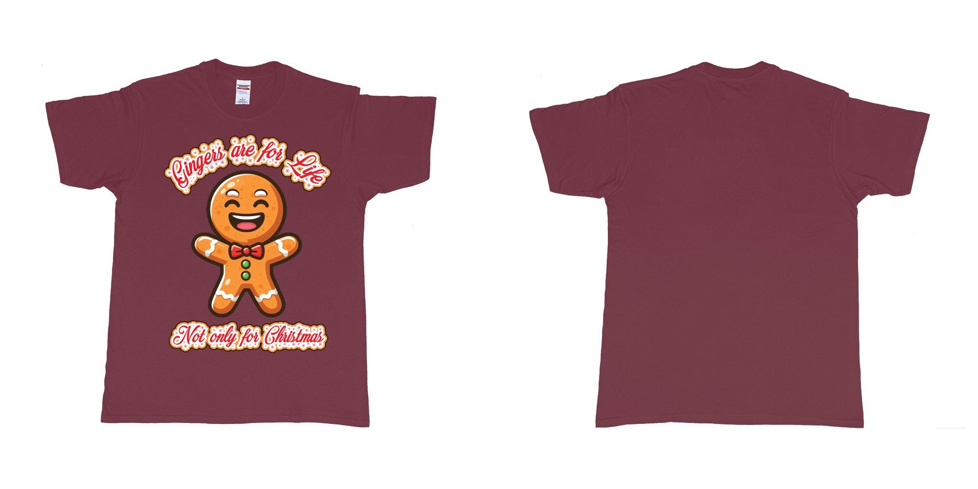 Custom tshirt design  in fabric color marron choice your own text made in Bali by The Pirate Way