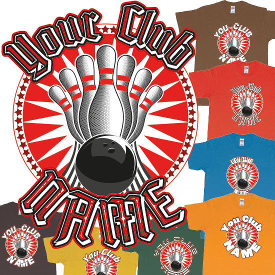 Make your own bowling club tshirt in Bali