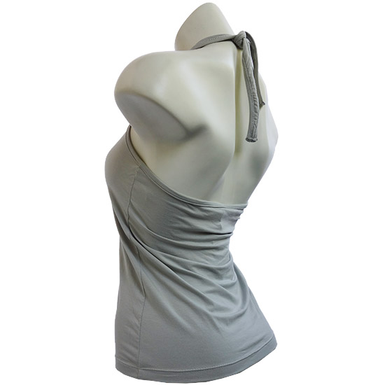 (L11G) Short Knot - This ladies short, sleeveless halter neck is the girls favorite. Showing the back of your shoulder and you will feel a bit sexy when use it. The halter neck allows for adjustable sizes. - style shirt ready for your own custom printing in Bali