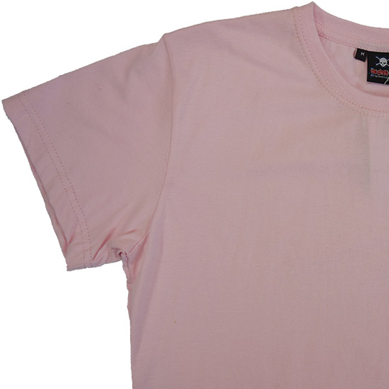 (L14G) T-shirt Standard in Fabric Color (3130) Baby Pink in (160 GSM, 100% Cotton) Fabric ColorsStandard fabric for men/womenFabric Specification100% Cotton160 Grams Per Square MeterPreshrunk materialThe fabric is preshrunk, but depending on the way you wash, the fabric might still have up to 2% of shrinkage more.