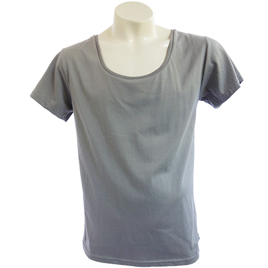 (T03S) U-Neck Shirt in Fabric Color (2009) Gray in (210 GSM, 100% Cotton) Fabric ColorsStandard fabric for men shirtsFabric Specification100% Cotton210 Grams Per Square MeterPreshrunk materialThe fabric is preshrunk, but depending on the way you wash, the fabric might still have up to 2% of shrinkage more.