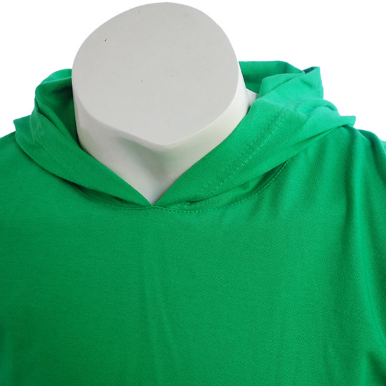 (T04S) Hoodie Shirt - The custom cut, slim fit, standard hooded t-shirt style shirt. The hood is both piratical and a popular fashion. Please consider, the hood hangs down the back of the shirt 30cm. - style shirt ready for your own custom printing in Bali