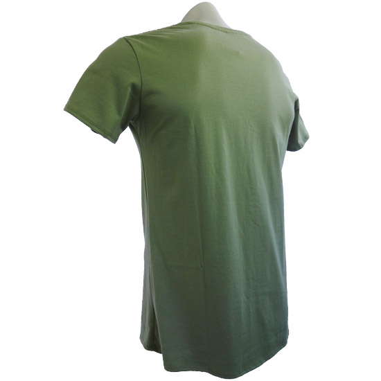 (T13S) Troy T-shirt in Fabric Color (2015) Olive in (210 GSM, 100% Cotton) Fabric ColorsStandard fabric for men shirtsFabric Specification100% Cotton210 Grams Per Square MeterPreshrunk materialThe fabric is preshrunk, but depending on the way you wash, the fabric might still have up to 2% of shrinkage more.