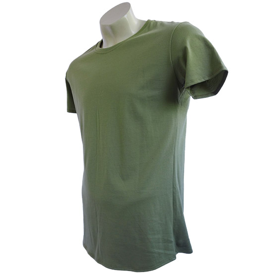 (T13S) Troy T-shirt - The Troy shirt is our most modern cut tshirt. With the smaller arm opening making them more tight fit and the shorter arms and all sewings with the most minimalistic style. With the larger neck opening and the rounded bottom it is a perfect slim cut. This classic Troy shirt is also available in a vneck (T16S) Troy V-neck - style shirt ready for your own custom printing in Bali