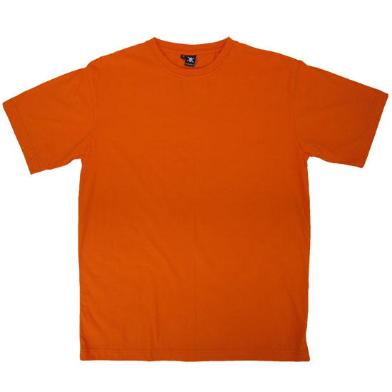 (T01S) T-shirt Standard in Fabric Color (2029) Papaya in (210 GSM, 100% Cotton) Fabric ColorsStandard fabric for men shirtsFabric Specification100% Cotton210 Grams Per Square MeterPreshrunk materialThe fabric is preshrunk, but depending on the way you wash, the fabric might still have up to 2% of shrinkage more.