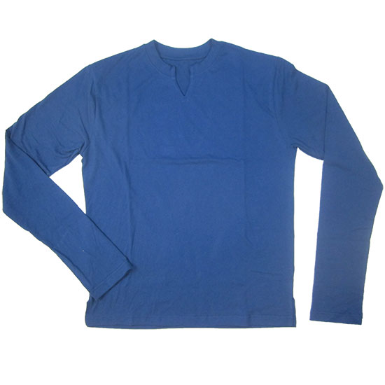 (T32S) Henley Long Sleeve in Fabric Color (3107) Imperial Blue in (160 GSM, 100% Cotton) Fabric ColorsStandard fabric for men/womenFabric Specification100% Cotton160 Grams Per Square MeterPreshrunk materialThe fabric is preshrunk, but depending on the way you wash, the fabric might still have up to 2% of shrinkage more.